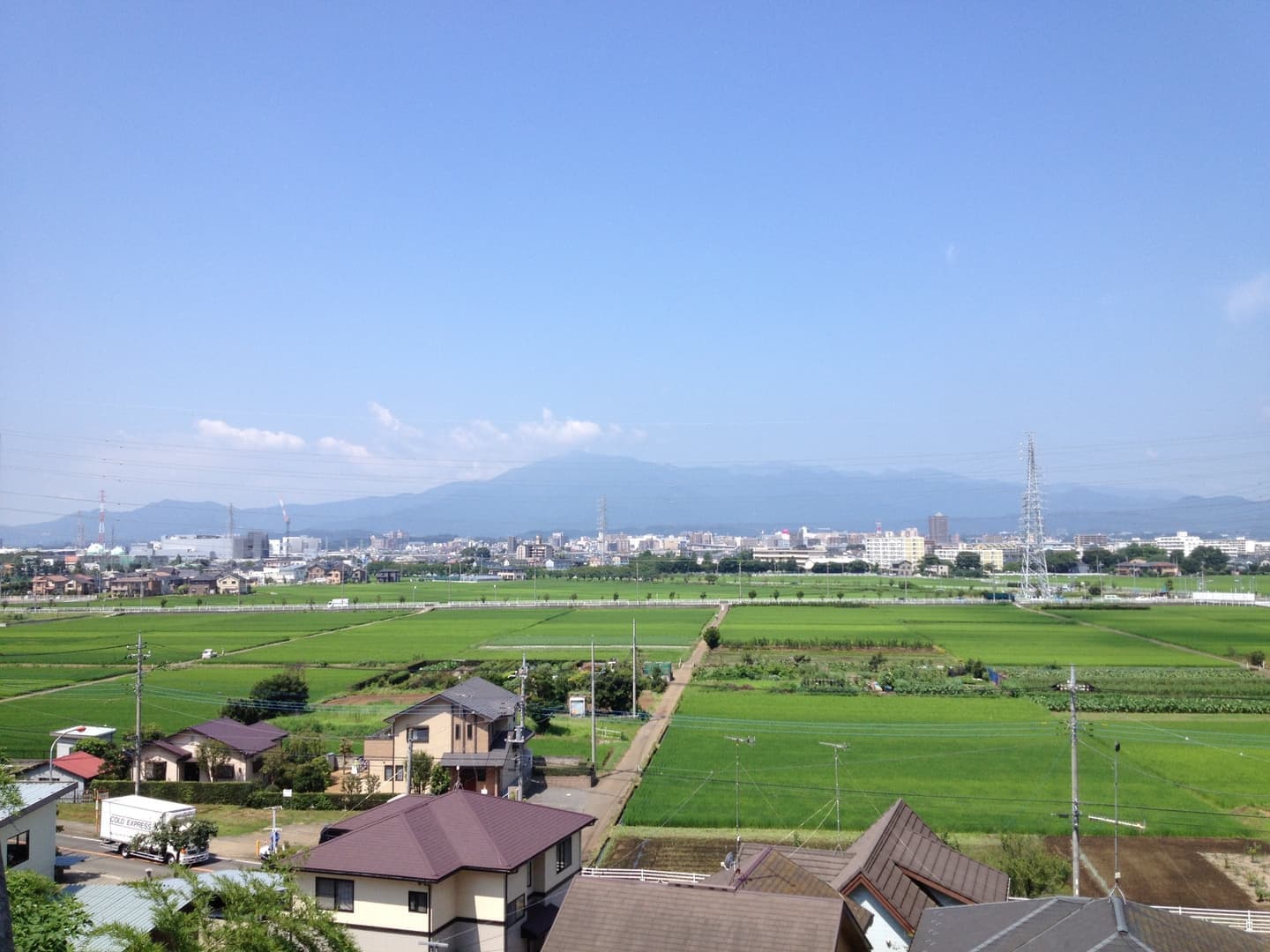 伊勢原の街並み